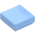 LEGO Bright Light Blue Tile 1 x 1 with Groove (3070 / 30039)