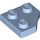 LEGO Bright Light Blue Wedge Plate 2 x 2 Cut Corner (26601)