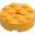 LEGO Bright Light Orange Brick 4 x 4 Round with Hole (87081)