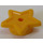 LEGO Bright Light Orange Plate 1 x 1 Round with Star (11609 / 28619)
