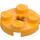 LEGO Bright Light Orange Plate 2 x 2 Round with Axle Hole (with &#039;+&#039; Axle Hole) (4032)