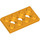 LEGO Bright Light Orange Technic Plate 2 x 4 with Holes (3709)
