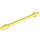 LEGO Bright Light Yellow Bar 7.6 with Stop with Flat End (2714 / 64865)