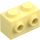 LEGO Bright Light Yellow Brick 1 x 2 with Studs on One Side (11211)