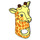 LEGO Bright Light Yellow Giraffe Costume Head Cover  (49387)