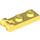 LEGO Bright Light Yellow Plate 1 x 2 with End Bar Handle (60478)