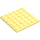 LEGO Bright Light Yellow Plate 6 x 6 (3958)