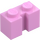 LEGO Bright Pink Brick 1 x 2 with Groove (4216)