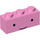 LEGO Bright Pink Brick 1 x 3 with Face with Black Eyes, Thin Smile &#039;Princess Bubblegum&#039; (3622 / 32737)