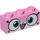 LEGO Bright Pink Brick 1 x 3 with Happy unikitty face (3622 / 38277)