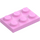 LEGO Bright Pink Plate 2 x 3 (3021)