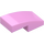 LEGO Bright Pink Slope 1 x 2 Curved (3593 / 11477)