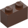 LEGO Brown Brick 1 x 2 with Bottom Tube (3004 / 93792)