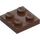 LEGO Brown Plate 2 x 2 (3022 / 94148)