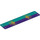 LEGO Canopy with purple and dark turquoise stripes; Arendelle Crest pattern (61862)