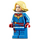 LEGO Captain Marvel with Yellow Mid-Length Hair  Minifigure