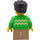 LEGO Child - Boy with Bright Green Christmas Sweater Minifigure