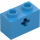 LEGO Dark Azure Brick 1 x 2 with Axle Hole (&#039;+&#039; Opening and Bottom Tube) (31493 / 32064)