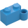 LEGO Dark Azure Hinge Brick 1 x 4 Base (3831)