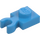 LEGO Dark Azure Plate 1 x 1 with Vertical Clip (Thick Open &#039;O&#039; Clip) (44860 / 60897)