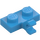 LEGO Dark Azure Plate 1 x 2 with Horizontal Clip (11476 / 65458)