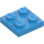 LEGO Dark Azure Plate 2 x 2 (3022 / 94148)