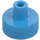 LEGO Dark Azure Tile 1 x 1 Round with Hollow Bar (20482 / 31561)