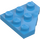 LEGO Dark Azure Wedge Plate 3 x 3 Corner (2450)