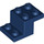 LEGO Dark Blue Bracket 2 x 3 with Plate and Step without Bottom Stud Holder (18671)