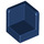 LEGO Dark Blue Panel 1 x 1 Corner with Rounded Corners (6231)