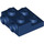 LEGO Dark Blue Plate 2 x 2 x 0.7 with 2 Studs on Side (4304 / 99206)