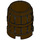 LEGO Dark Brown Barrel 2 x 2 x 1.7 (2489 / 26170)