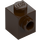 LEGO Dark Brown Brick 1 x 1 with Stud on One Side (87087)