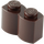 LEGO Dark Brown Brick 1 x 2 Log (30136)