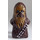 LEGO Dark Brown Chewbacca Head with Face Fur (16781)