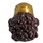 LEGO Dark Brown Long Wavy Hair with Pearl Gold Helmet (67672)