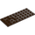 LEGO Dark Brown Plate 4 x 10 (3030)