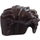 LEGO Dark Brown Short Brushed Back Wavy Hair (23186)