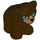 LEGO Dark Brown Sitting Bear (15823 / 25445)