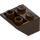 LEGO Dark Brown Slope 2 x 2 (45°) Inverted with Flat Spacer Underneath (3660)