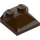 LEGO Dark Brown Slope 2 x 2 Curved with Curved End (47457)