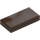 LEGO Dark Brown Tile 1 x 2 with Groove (3069 / 30070)