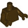 LEGO Dark Brown Torso with Arms and Hands (73403 / 76382)