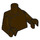 LEGO Dark Brown Torso with Arms and Hands (76382 / 88585)