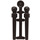 LEGO Dark Brown Wands on Sprue (36752)