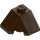 LEGO Dark Brown Wedge 2 x 2 (45°) Corner (13548)