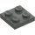 LEGO Dark Gray Plate 2 x 2 (3022 / 94148)