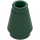 LEGO Dark Green Cone 1 x 1 with Top Groove (28701 / 59900)