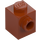 LEGO Dark Orange Brick 1 x 1 with Stud on One Side (87087)