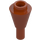 LEGO Dark Orange Cone 1 x 1 Inverted with Bar (11610)